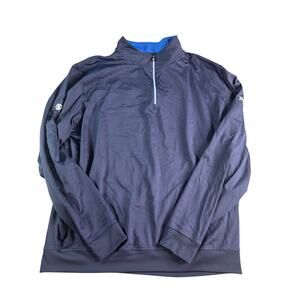 FootJoy Boise Cascade Trex 1/4 Zip Golf Pullover Navy Stretch Men's 2XL